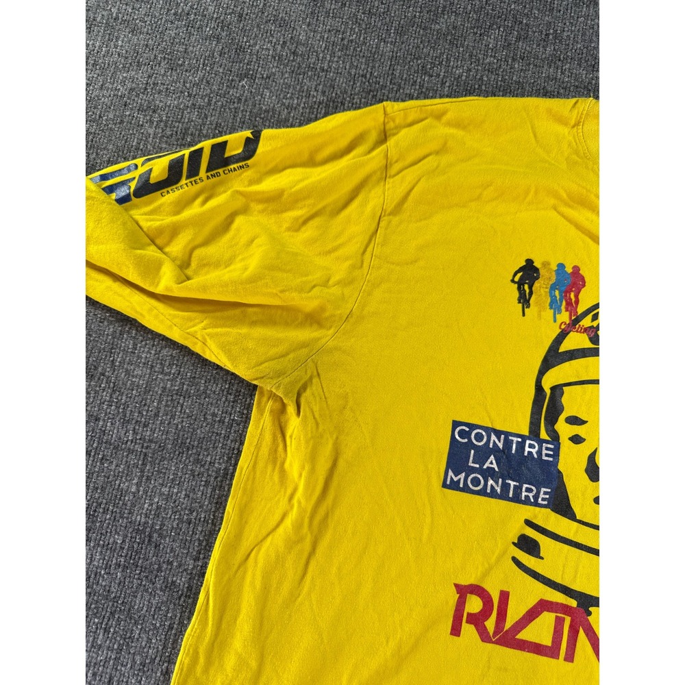 Billionaire Boys Club Asteroid Racing Shirt Mens XXXL Yellow Long Sleeve Graphic - Picture 11 of 14